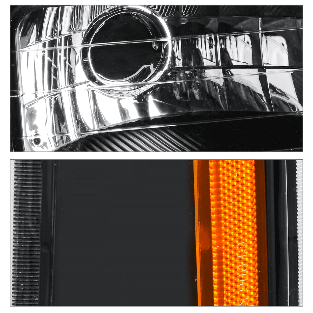M-AUTO Left+Right Headlight Assembly for 1988-1993 Chevy C1500/C2500/C3500/K1500/K2500/K3500, 1992-1993 Chevy C1500/C2500/K1500/K2500 Suburban, 1992-1993 Chevy Blazer Full Size