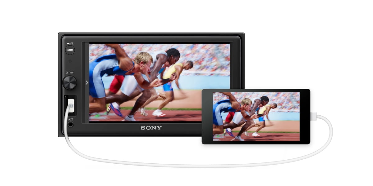 Sony XAV-1500 - Digital receiver - 6.2" Touch Screen Display - 55 Watts x 4