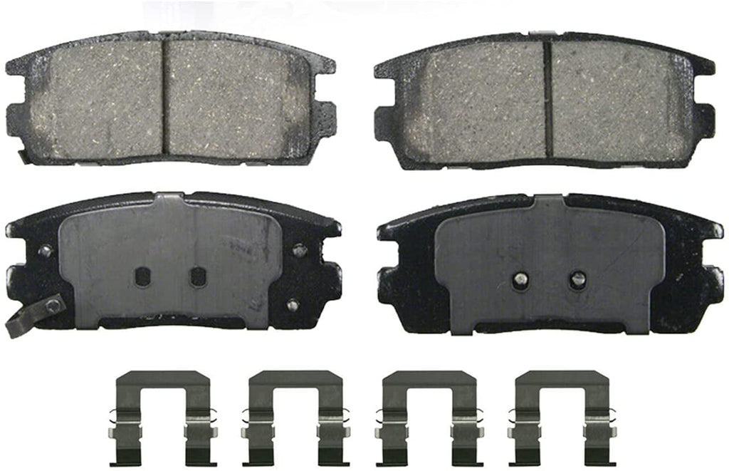 Detroit Axle - Brake Pads for Chevrolet Captiva Sport Equinox Pontiac Torrent Saturn Vue Suzuki XL-7, 4 Front and Rear Ceramic Brake Pads Replacement Fits select: 2008-2009 SATURN VUE XE