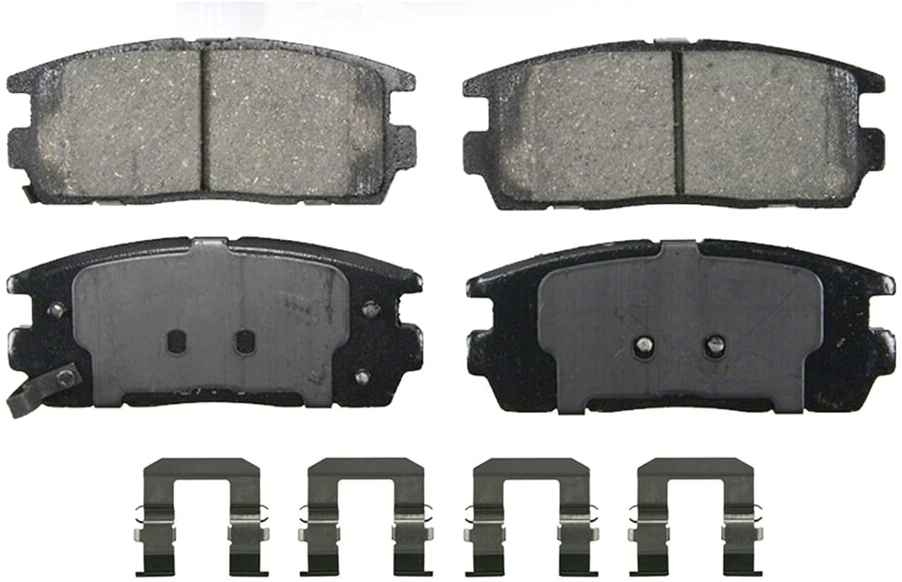 Detroit Axle - Brake Pads for Chevrolet Captiva Sport Equinox Pontiac Torrent Saturn Vue Suzuki XL-7, 4 Front and Rear Ceramic Brake Pads Replacement Fits select: 2008-2009 SATURN VUE XE