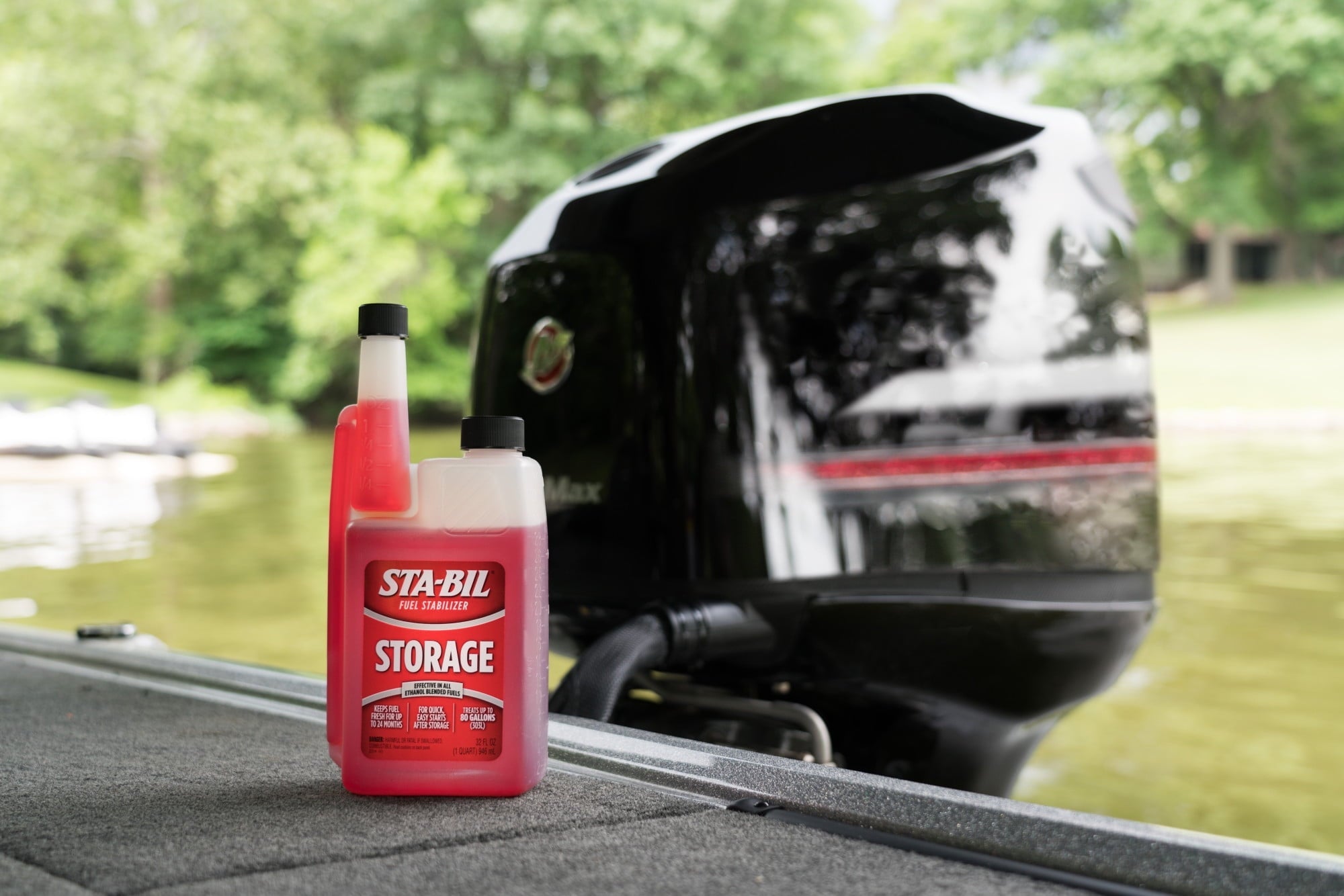 STA-BIL Storage Fuel Stabilizer - Keeps Fuel Fresh for 24 Months - Prevents Corrosion - Gasoline Treatment that Protects Fuel System - Fuel Saver - Treats 80 Gallons - 32 Fl. Oz.