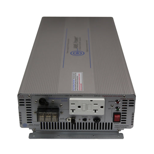Aims Power Inverter,120V AC Output Voltage,8.9 in W  PWRIG300012120S