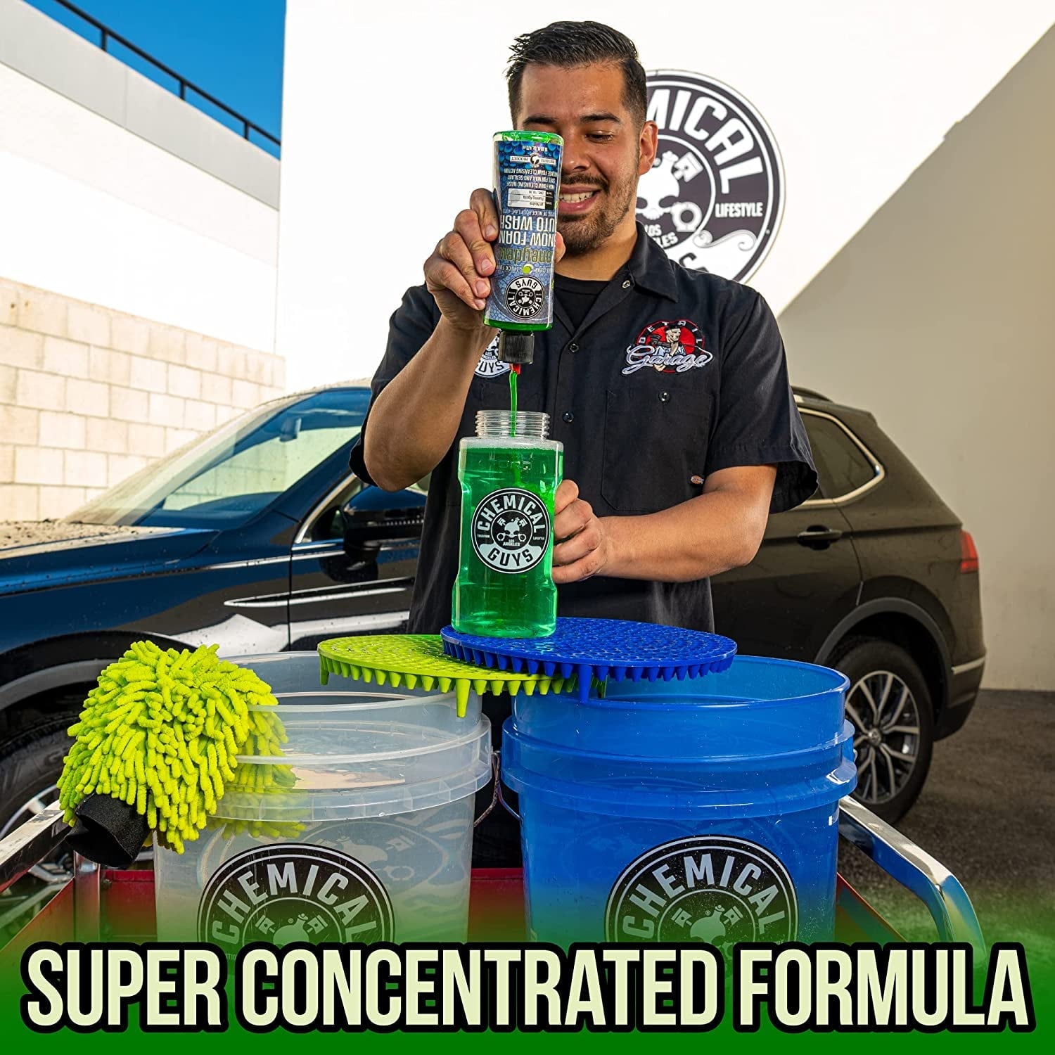 Chemical Guys CWS_110_16 Honeydew Snow Foam Car Wash Soap, 16 oz, Honeydew Scent