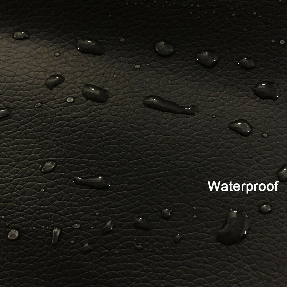 Car &Marine Vinyl Faux Leather Upholstery Black/Gray Repair in/Patch Up Seat Shole Shedding 54"Width
