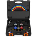 Elitech DMG-1 Digital AC Manifold Gauge Set with R410a Adapter