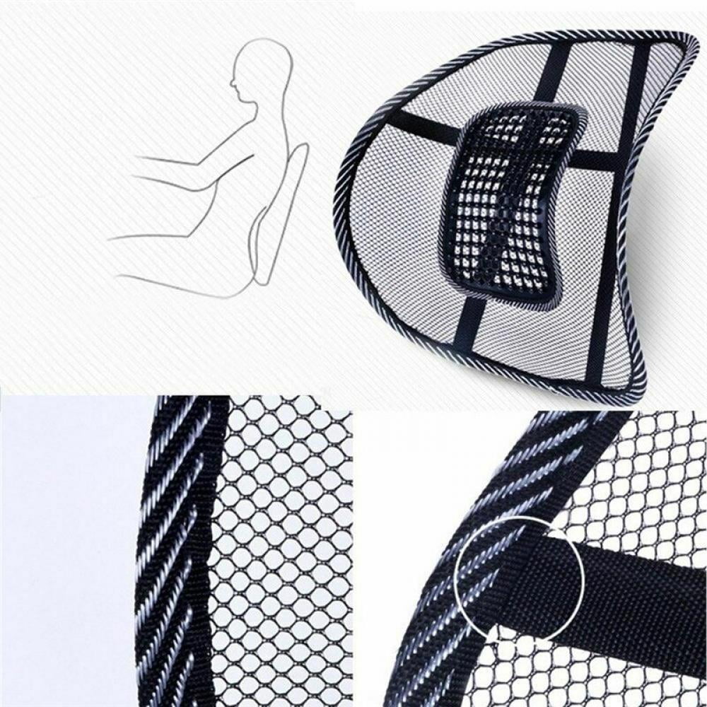 Spdoo Cool Vent Cushion Mesh Back Lumbar Support Office Home Car Seat Chair Truck Seat