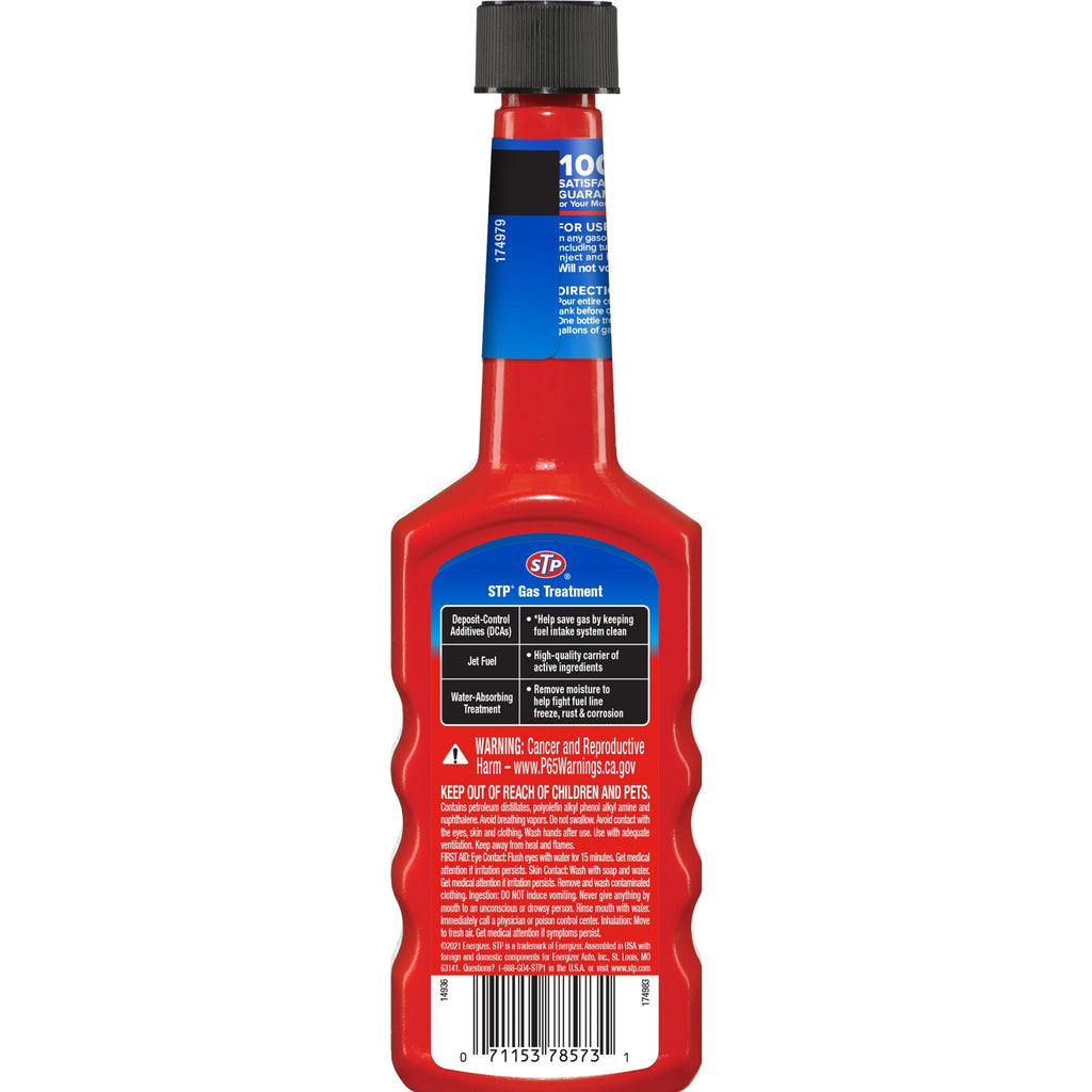 STP Gas Treatment For Any Gasoline Engine - 5.25 FL OZ (2 Count)