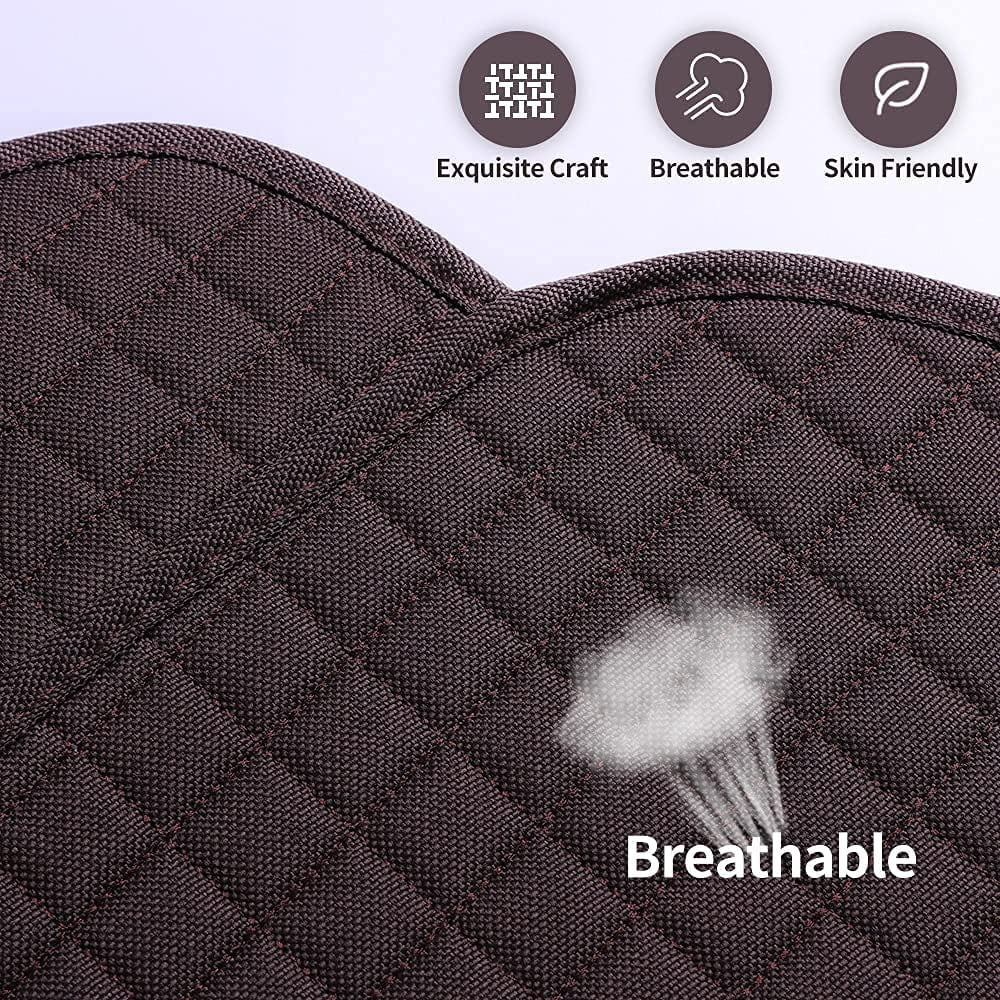 Top-Max Universal Car Seat Cushion Anti-Slip Flax Pad, Comfortable Cool Down Pad for Summer Car Home Office Use, 19.6"x20.4" Brown