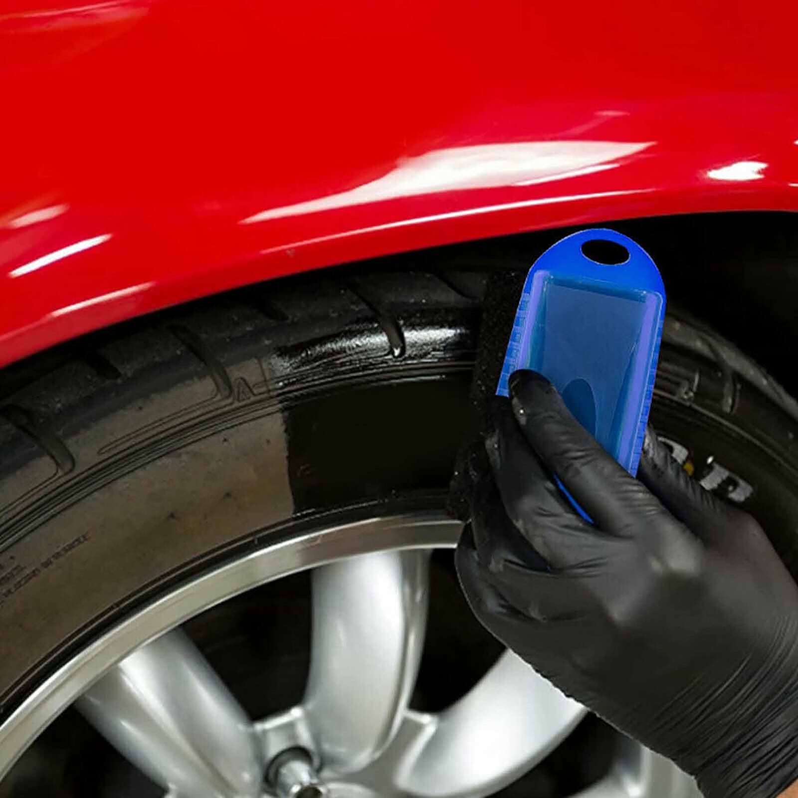 George Tire Dressing Applicator Pads Color Polishing Sponge Wax Buffing Pads Tire Shine Applicator Pads Cleaning Sponges For Car Glass Painted Steel Porcelain And More