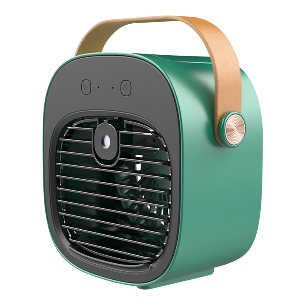 SDJMa Portable Air Conditioner, 3-IN-1 Evaporative Air Cooler with 180ml Water Tank, Adjustable 3 Speeds USB Powered Mini Desk Fan for Room/Office/Camping