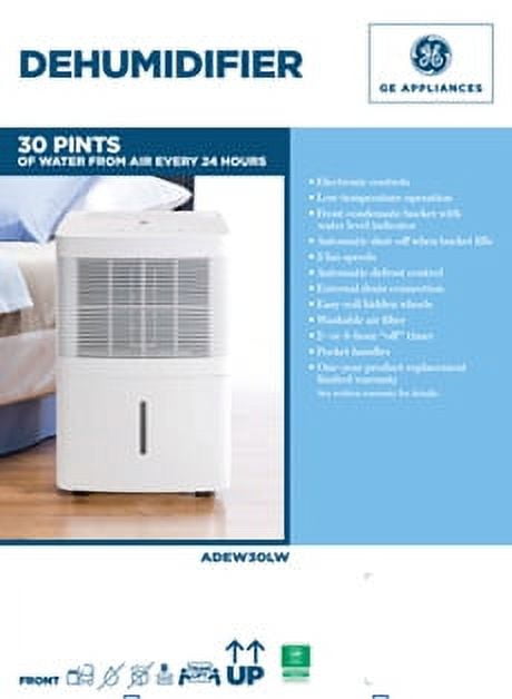 Restored GE Appliances 30 Pint Dehumidifier (Refurbished)