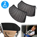 2pcs Car Rear Side Window Sun Visor Shade, EEEkit Mesh Cover Shield Sunshade UV Protector, Foldable Car Side Window Sunshade Universal Fit for Car, Trucks, and SUV