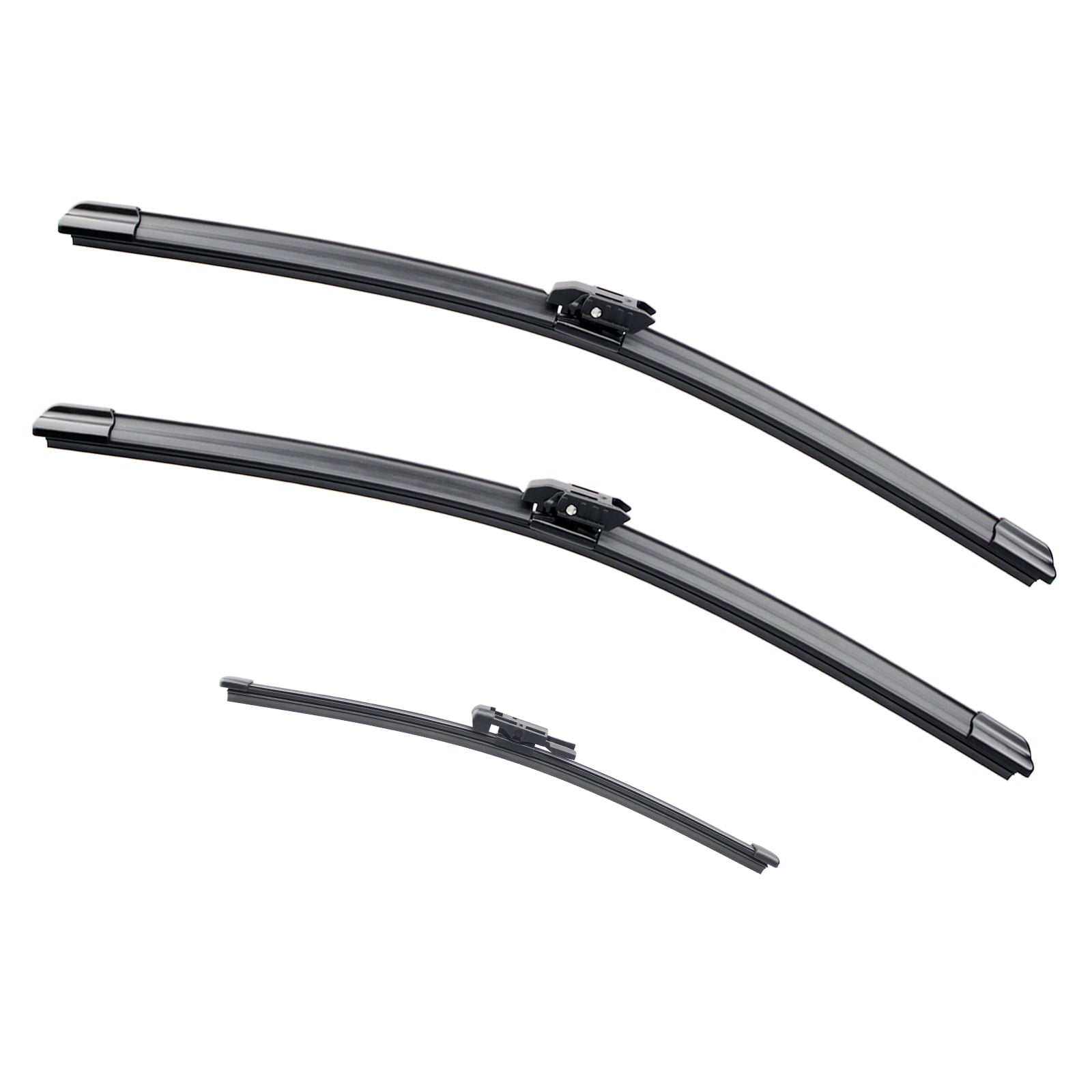 3 Wipers Factory 22"+22"+12" for Mercedes-Benz GLC250 2017-2021 GLC300 2016-2022 GLC43 AMG 2017-2022 GLC63 AMG 2017-2021 Original Equipment Replacement Windshield Wiper Blades