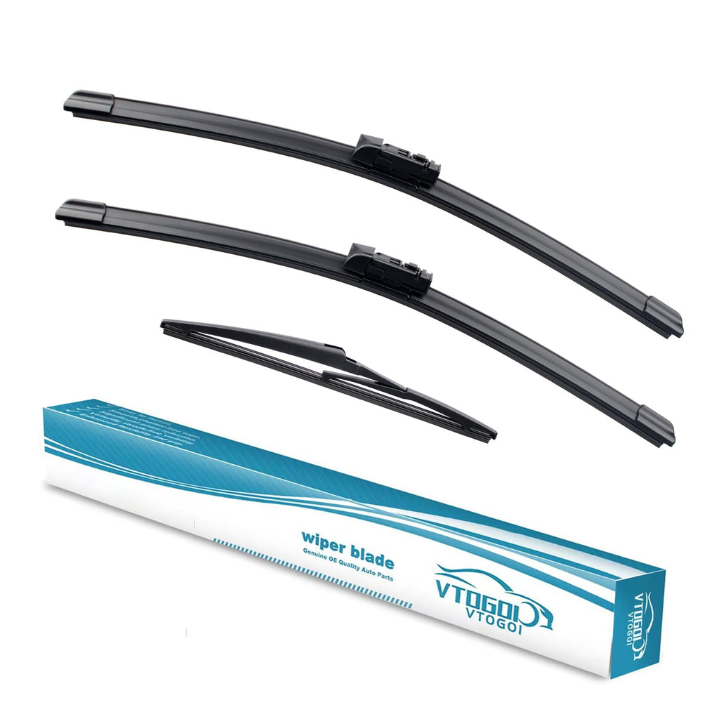 3 Wipers Factory 26"+16"+12" for Lexus NX200t 201-2017 NX300 2018-2022 NX300h 2015-2022 Original Equipment Replacement Front with Rear Windshield Wiper Blades Set (Pack of 3)