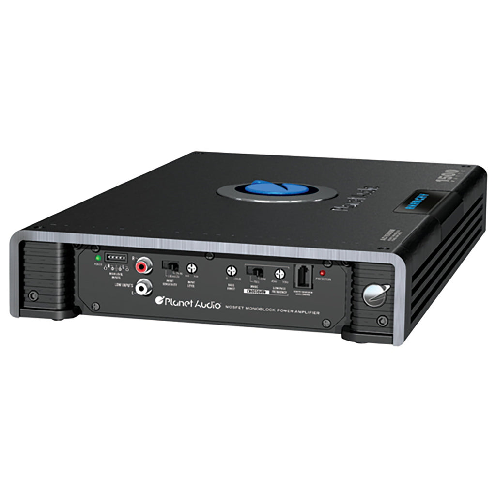 Planet Audio AC15001M 1500 Watt Monoblock A/B Car Audio Amplifier with Remote