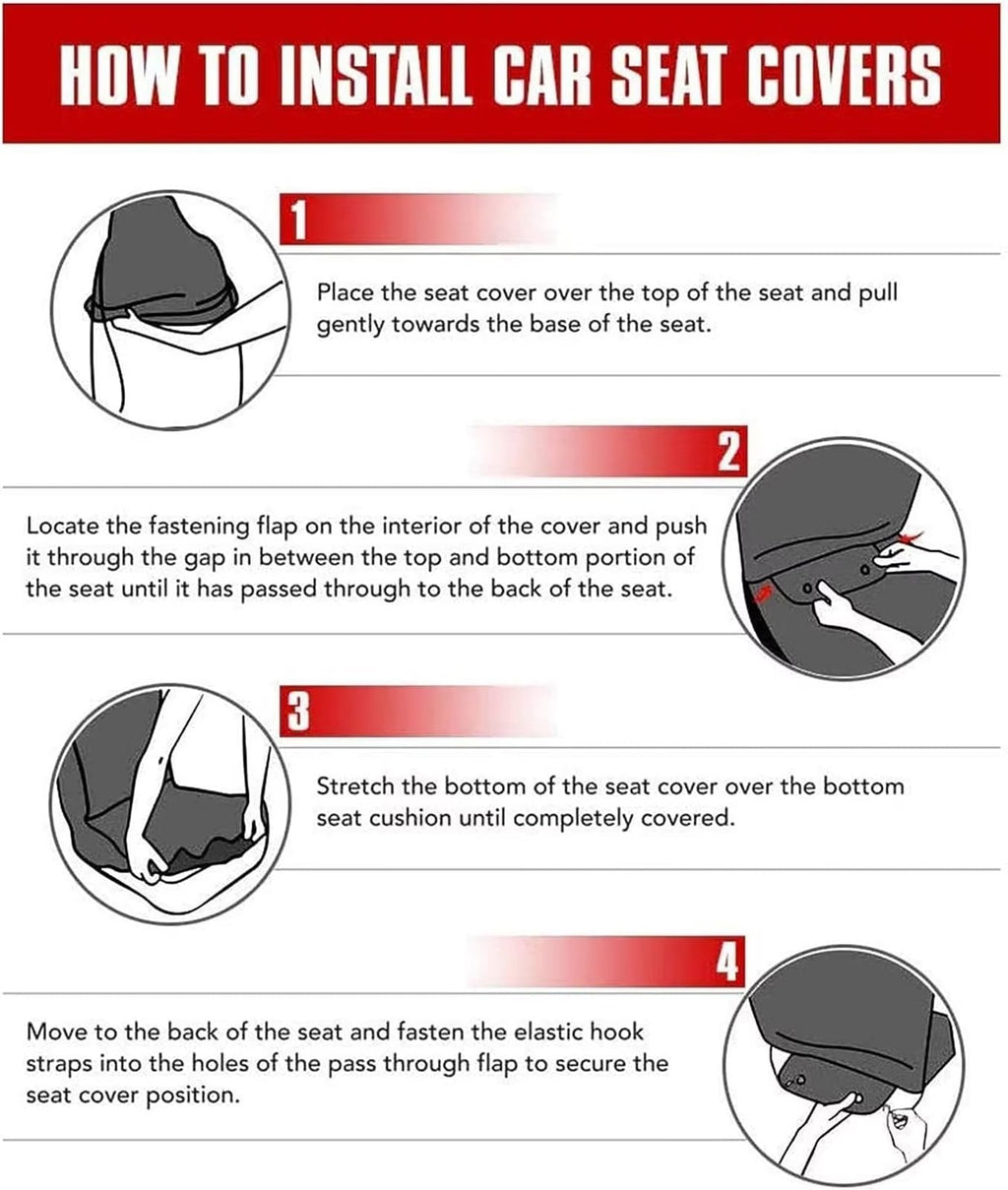 Xoenoiee Car Auto Seat Covers High Back Bucket Seat Cover Auto Front Seats Cover Mushrooms Fall Leaf Print Seat Protector Covers Fit Most Cars Sedan SUV Van Truck
