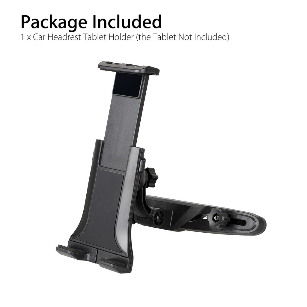 Car Headrest Tablet Holder, EEEkit Universal Adjustable Car Seat Headrest Tablet Mount Holder Fit for Apple iPad Air Mini, Samsung Galaxy Tab, Kindle Fire, Nintendo Switch, and 4.0"-12.5" Tablet