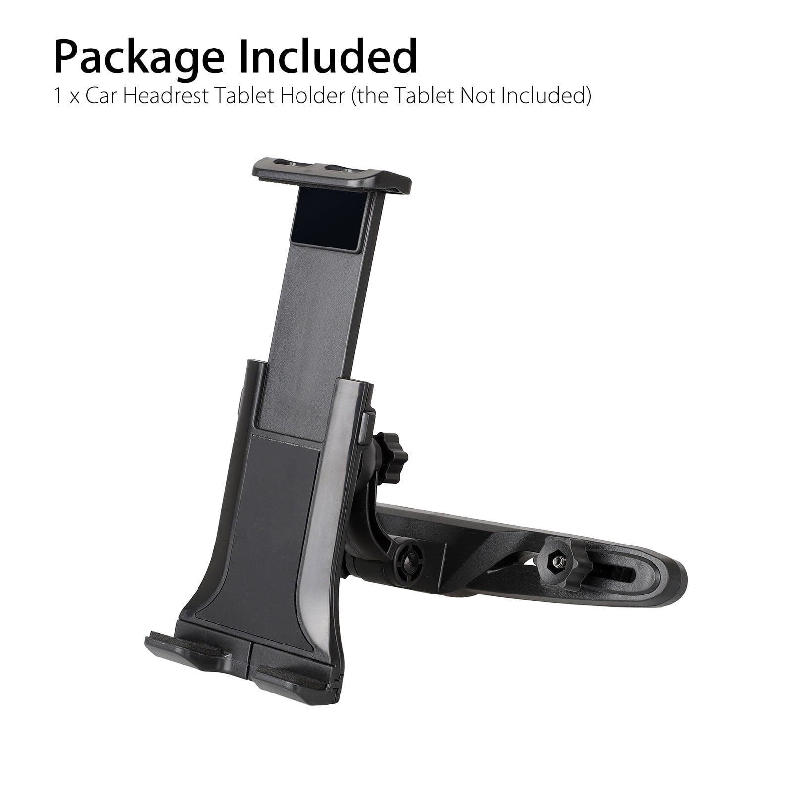 Car Headrest Tablet Holder, EEEkit Universal Adjustable Car Seat Headrest Tablet Mount Holder Fit for Apple iPad Air Mini, Samsung Galaxy Tab, Kindle Fire, Nintendo Switch, and 4.0"-12.5" Tablet