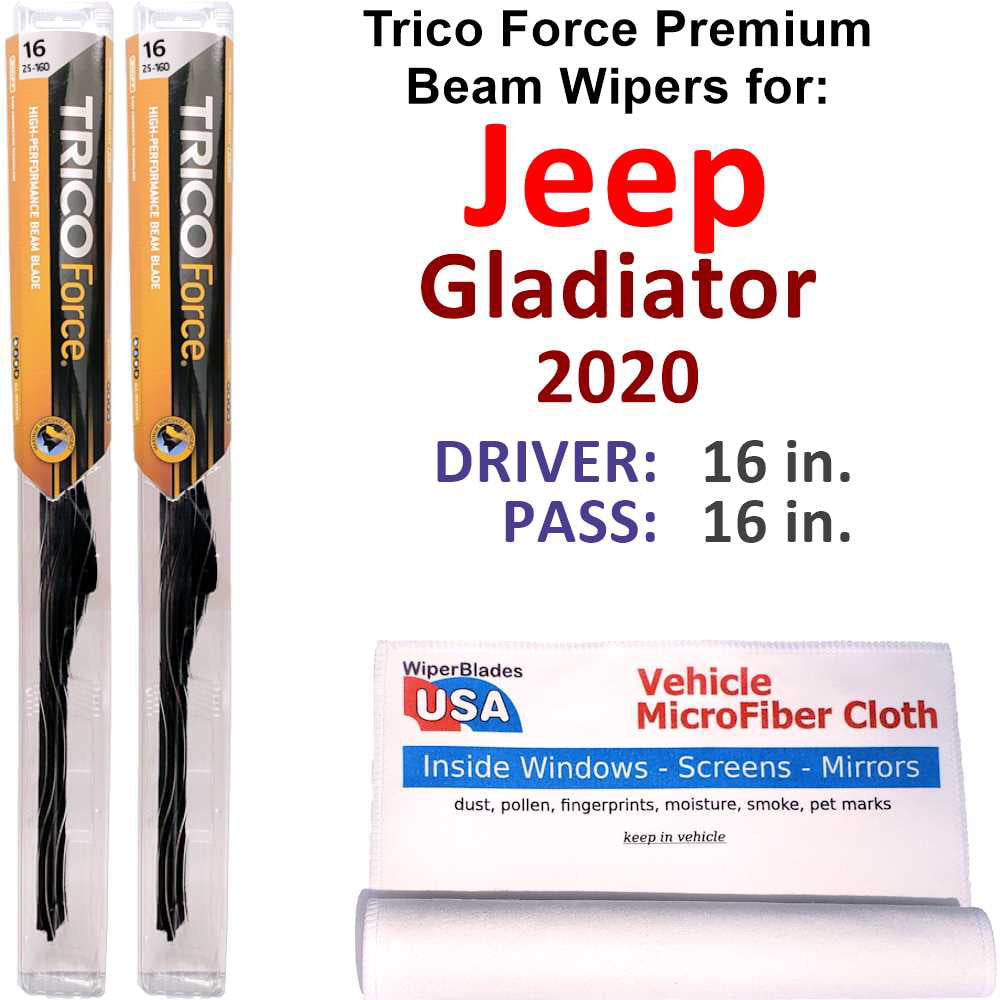 2020 Jeep Gladiator Performance Beam Wipers (Set of 2)