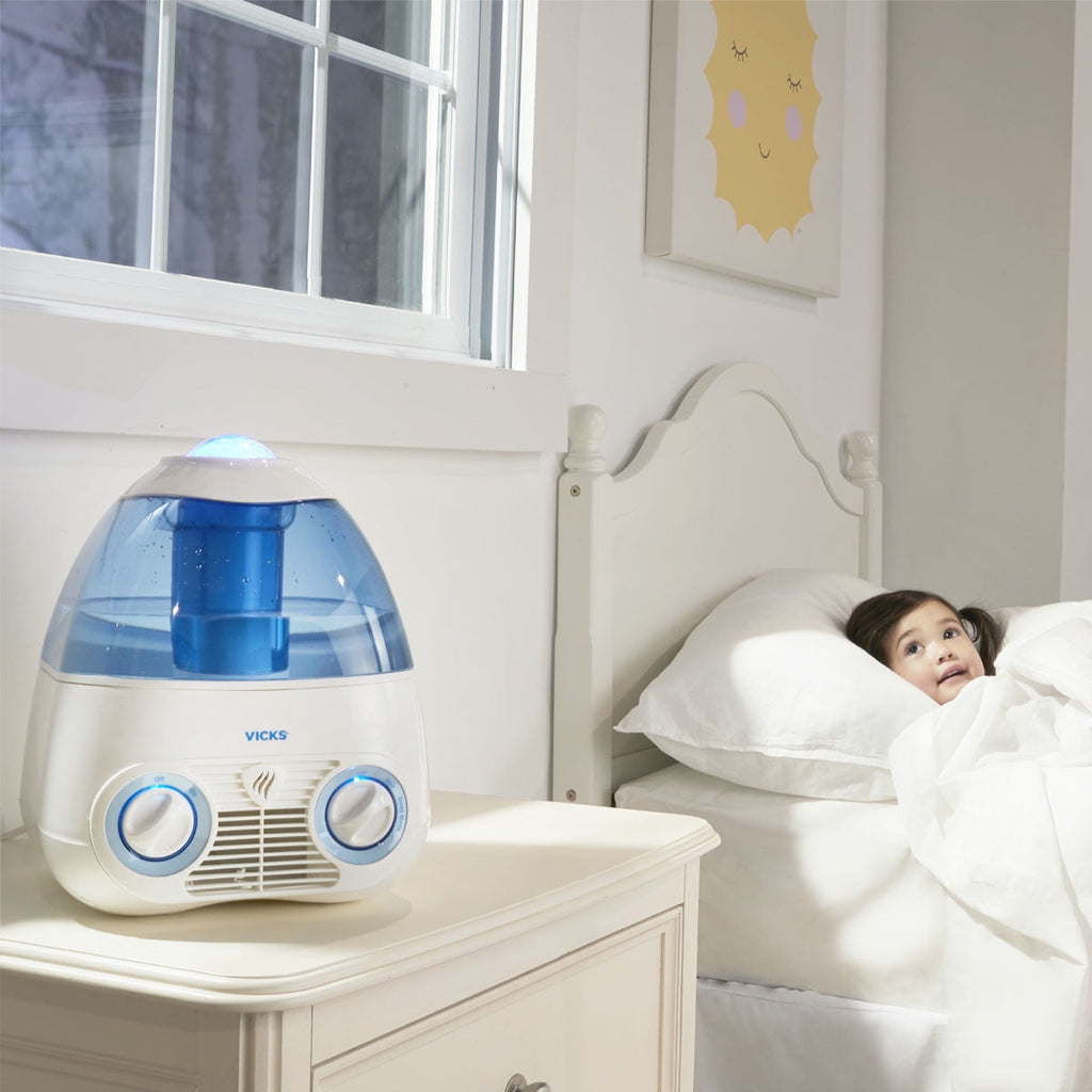 Vicks Starry Night 1 Gallon Cool Mist Humidifier, Blue, V3700