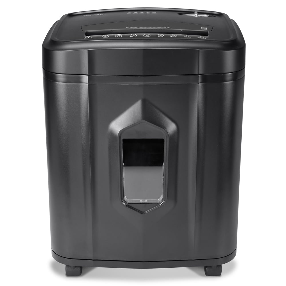 Aurora GB Professional Grade 12-Sheet Micro-Cut Paper and CD/Credit Card Shredder, 10 Minutes Continuous Run Time