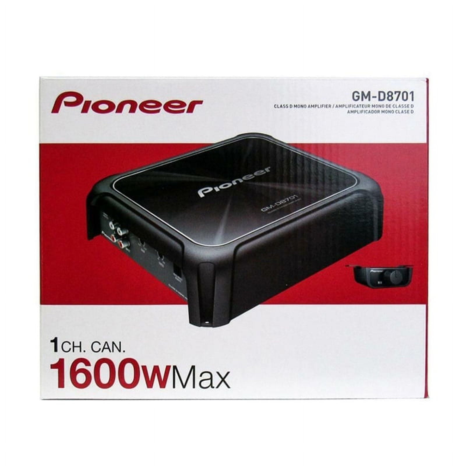 Pioneer GM-D8701 GM Series 1600-Watt Mono Class D Amplifier