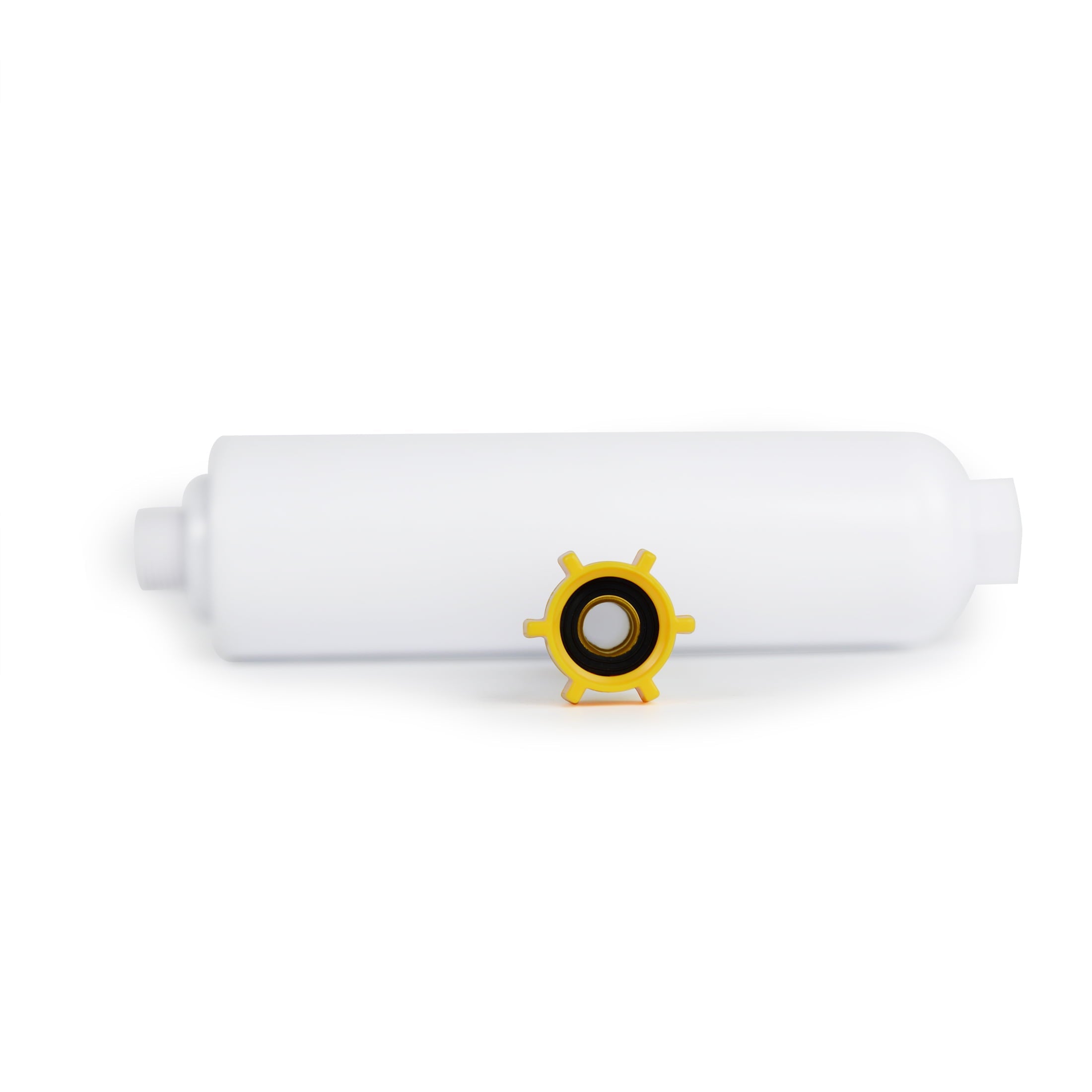 Great Value RV Water Filter 1 Pack for RV/Marine/Camping/Garden/Bathtub Use, With Flexible Hose, F200, Activated Carbon Block, White