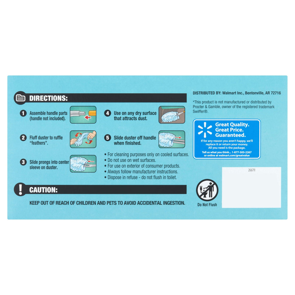 Great Value Duster Refills, 18 count