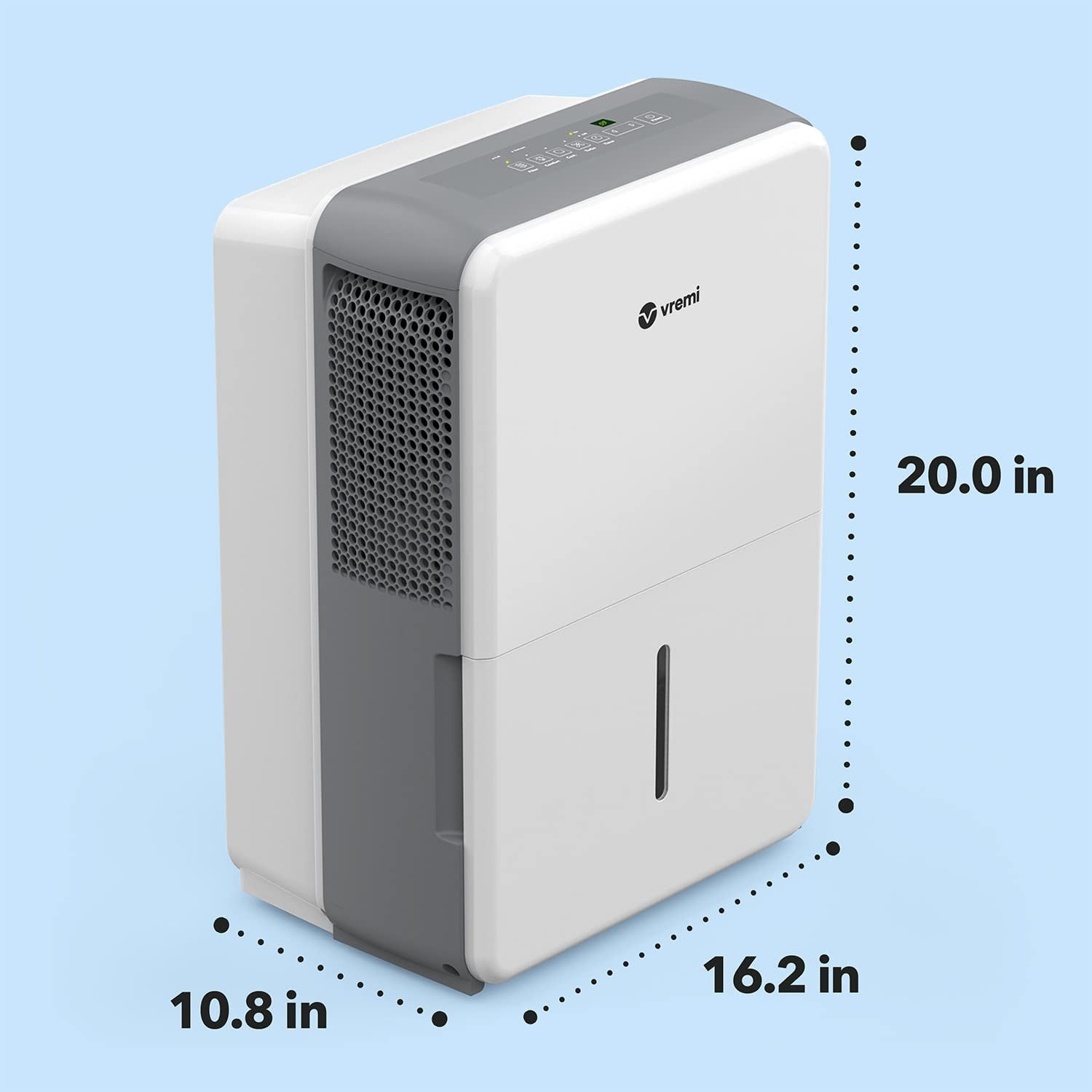 Vremi Energy Star Rated Dehumidifier for Medium to Large Rooms up to 1,500 sq ft