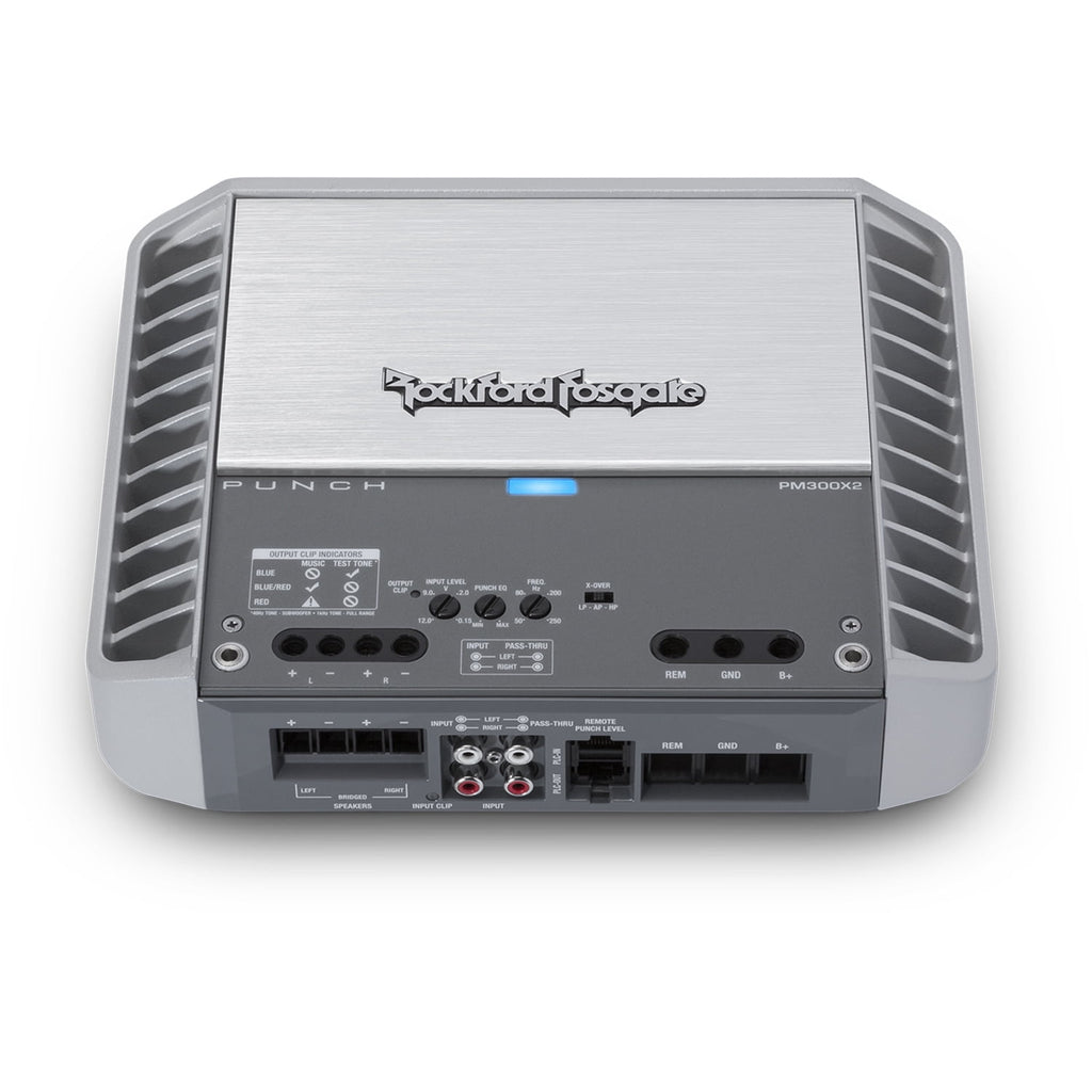 Rockford Fosgate PM300X2 Punch Marine&nbsp;300 Watt 2-Channel Amplifier