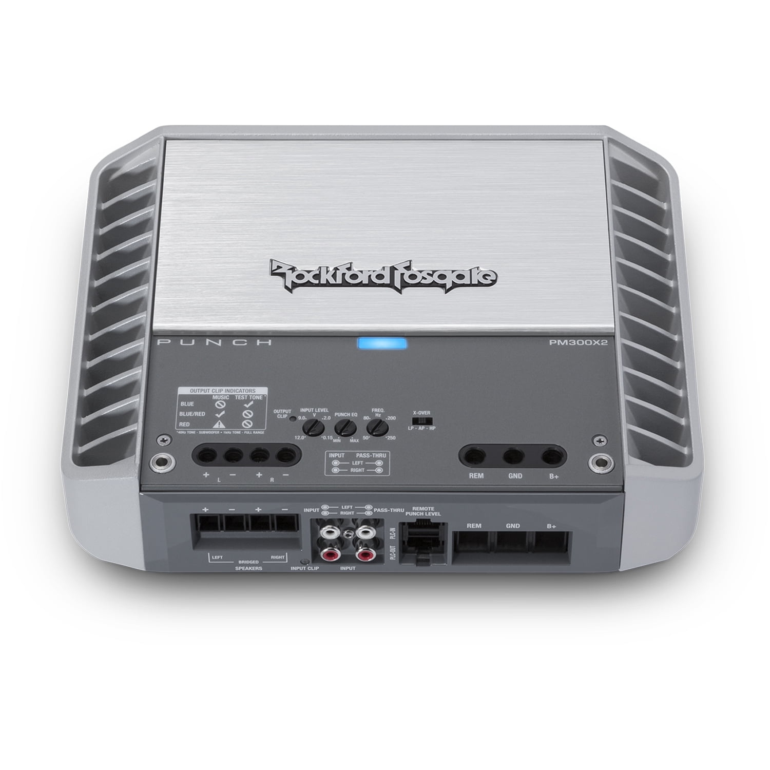 Rockford Fosgate PM300X2 Punch Marine&nbsp;300 Watt 2-Channel Amplifier