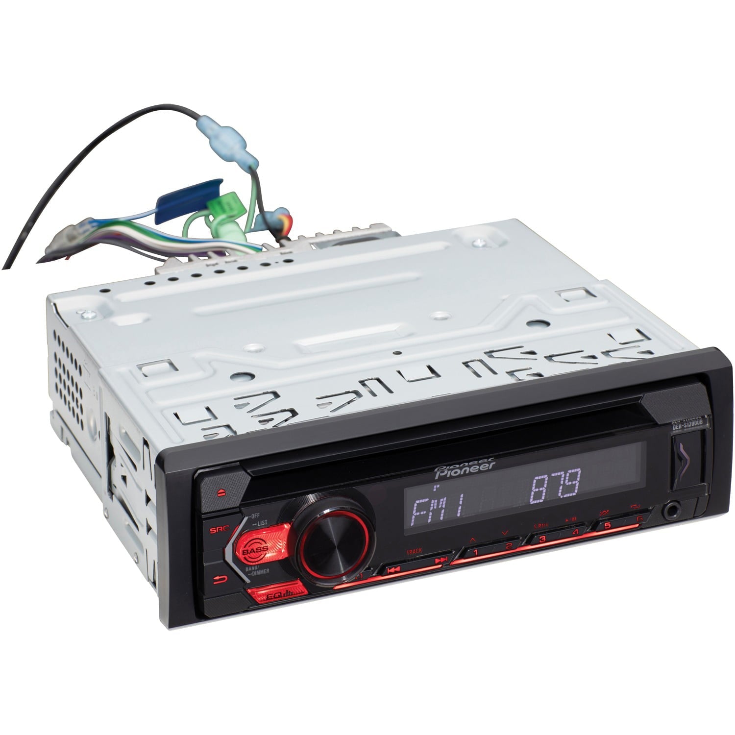 Pioneer DEH-S1200UB Single-DIN In-Dash CD Player with USB Port