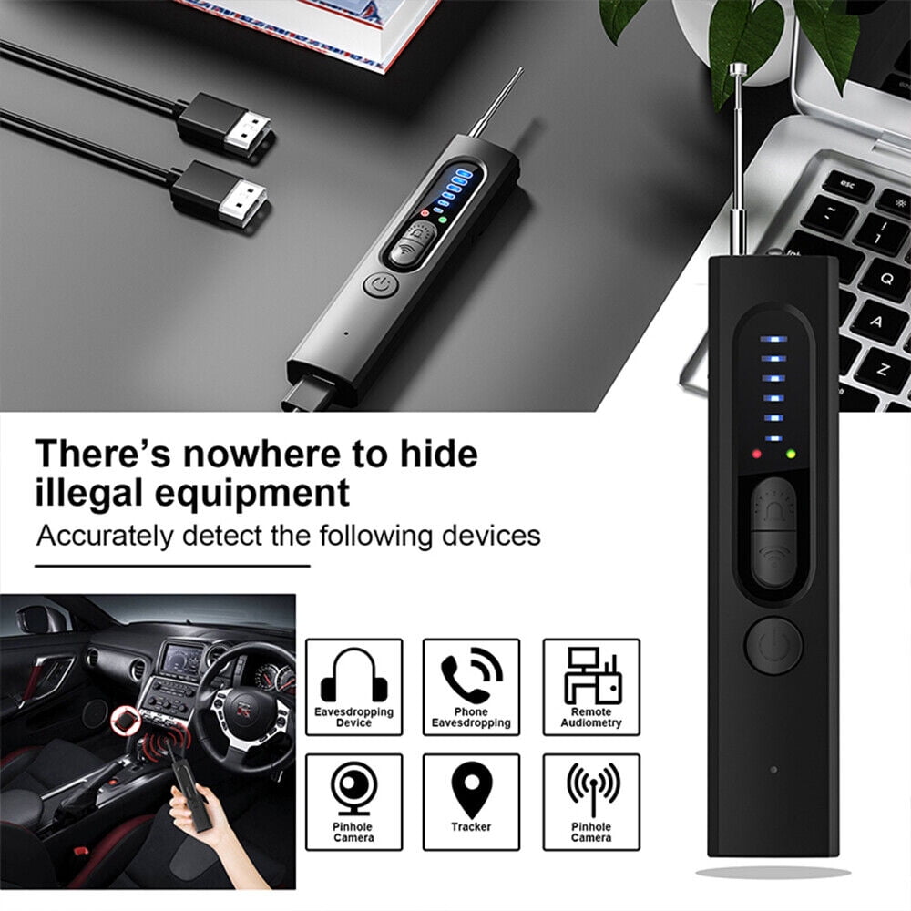 Paddsun Camera Detector, Anti-spy Hidden Prevent Monitoring Wireless Signal Detector GPS Tracker Detector