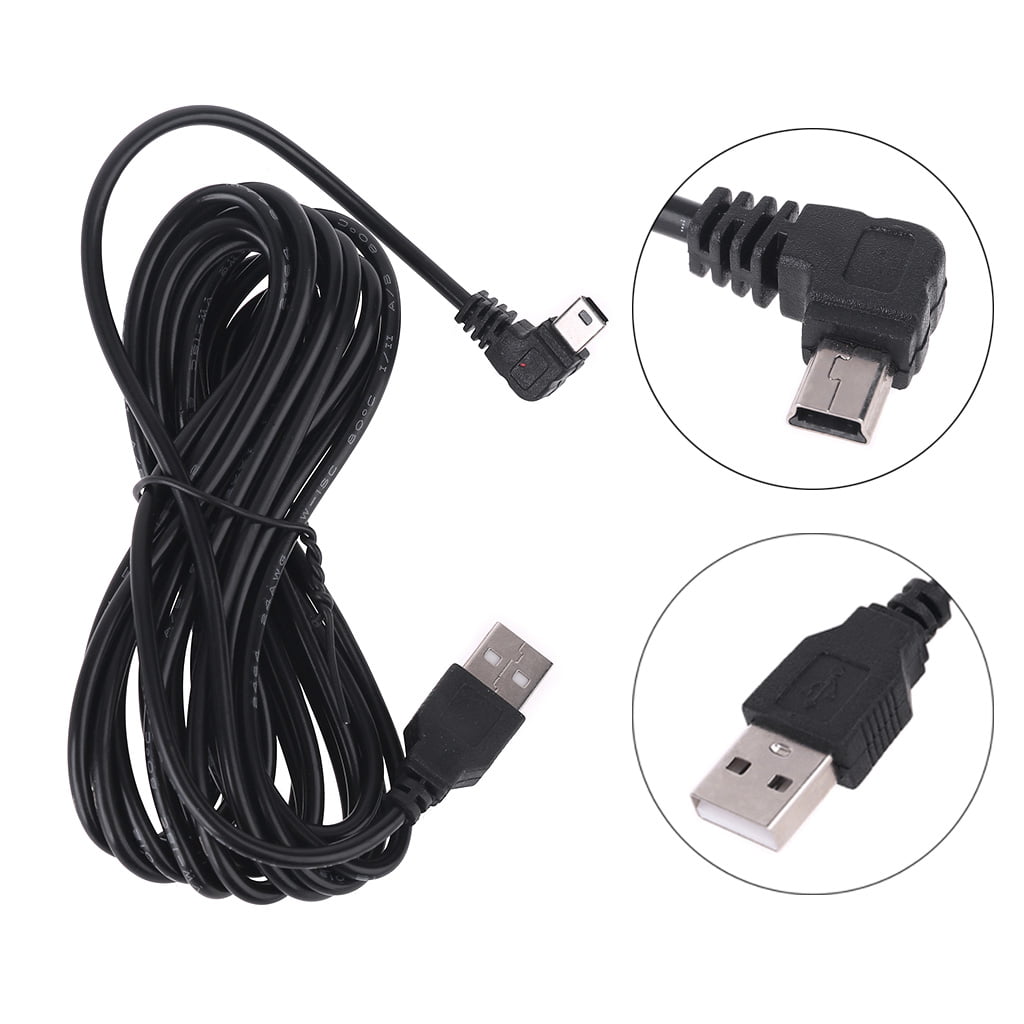 OOKWE Output 5V/2A Mini Micro USB Power Cable 3.5m Dash Cam Video Recorder Power Cord