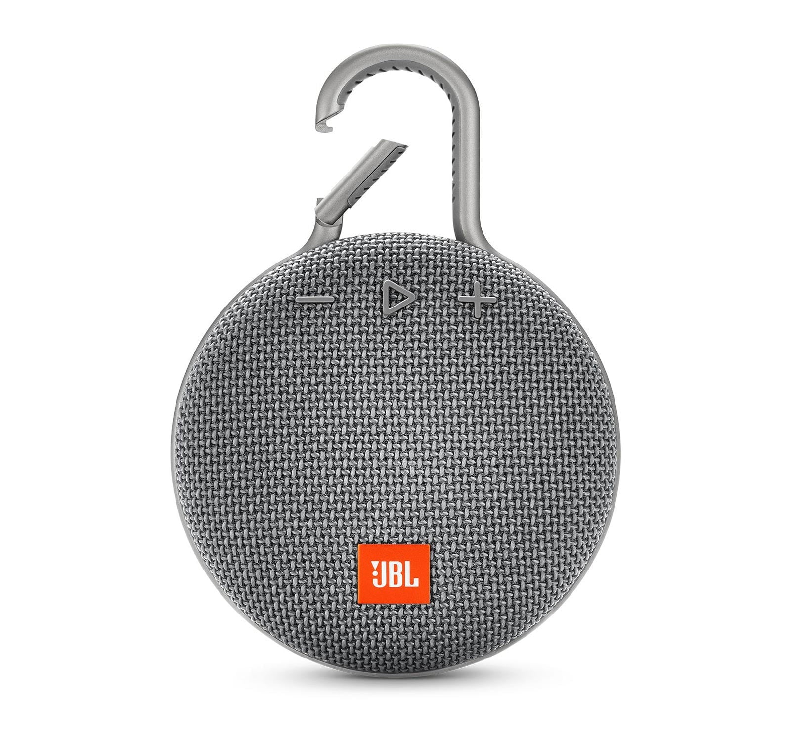 JBL Clip 3 Portable Bluetooth Speaker with Carabiner - Gray