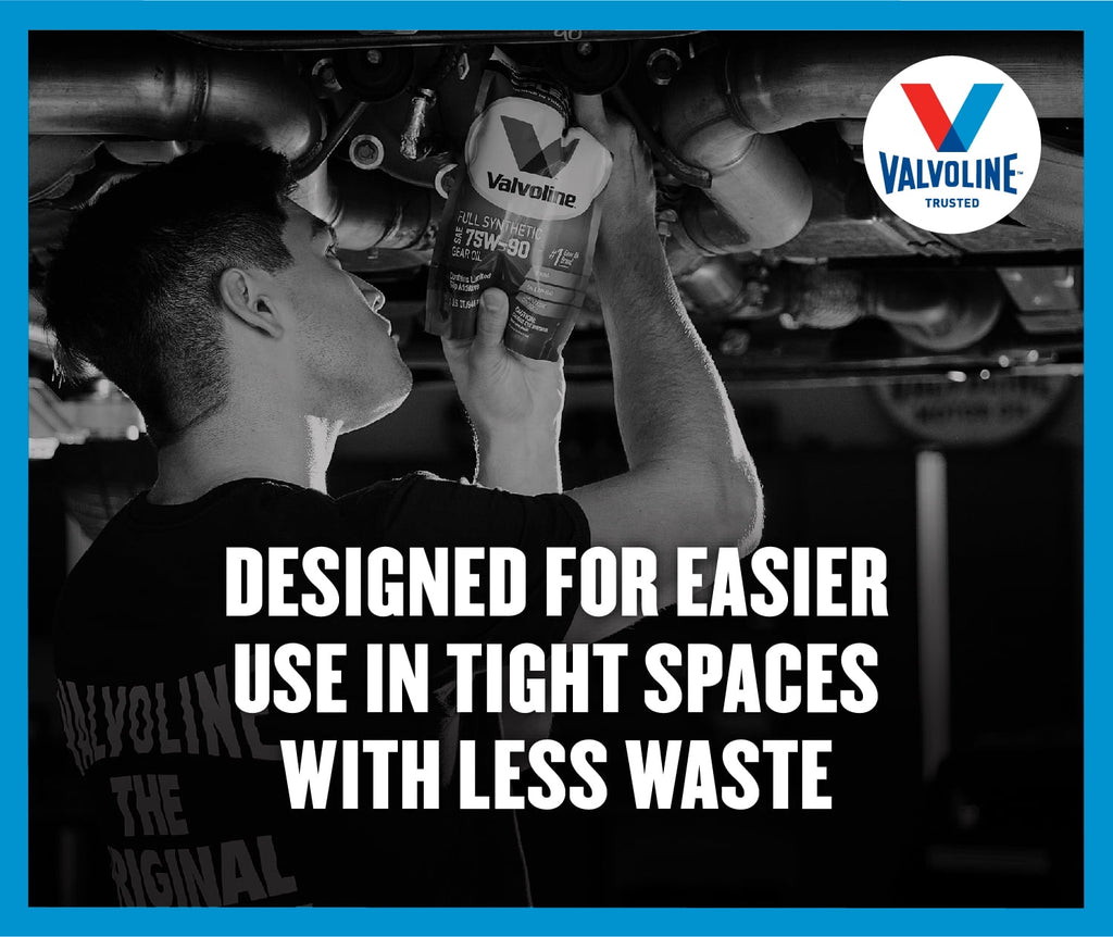 Valvoline Flex Fill SAE 75W-90 Full Synthetic Gear Oil 1 QT Squeeze Pouch