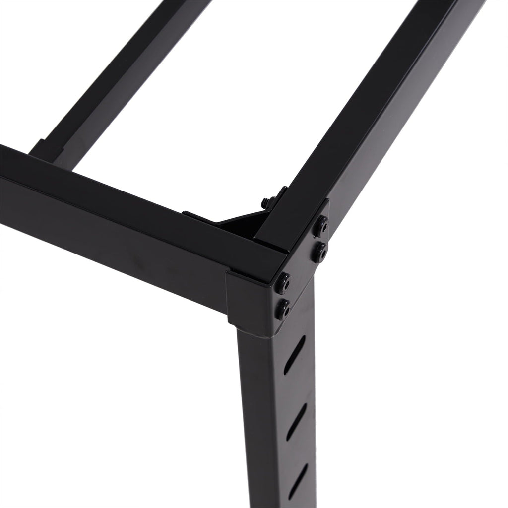 UBesGoo Metal Platform Bed Frame, 18 Inches High, King, Black