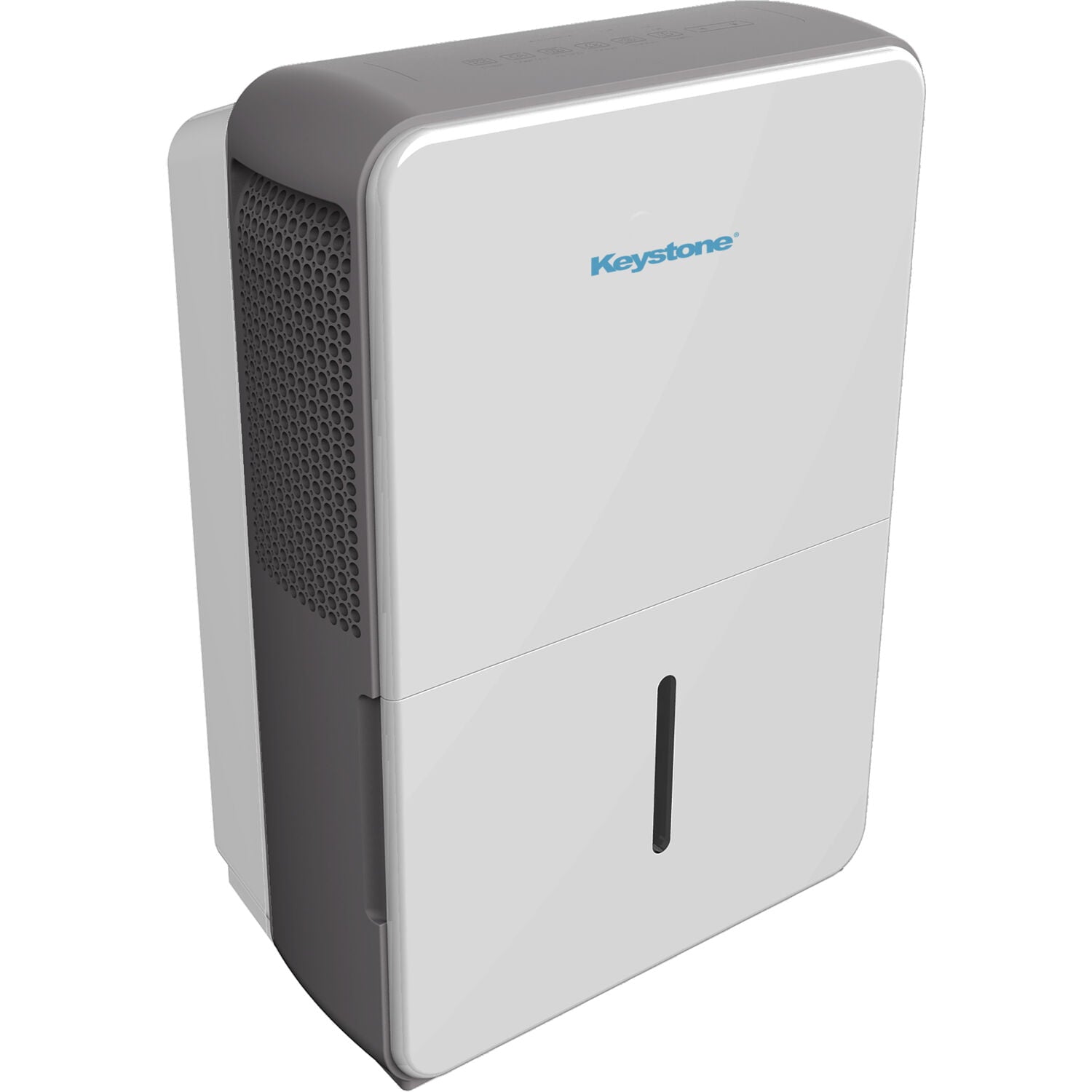 Keystone 22 pt 1,500 sq ft Dehumidifier in White - Energy Efficient, Bucket Full Indicator