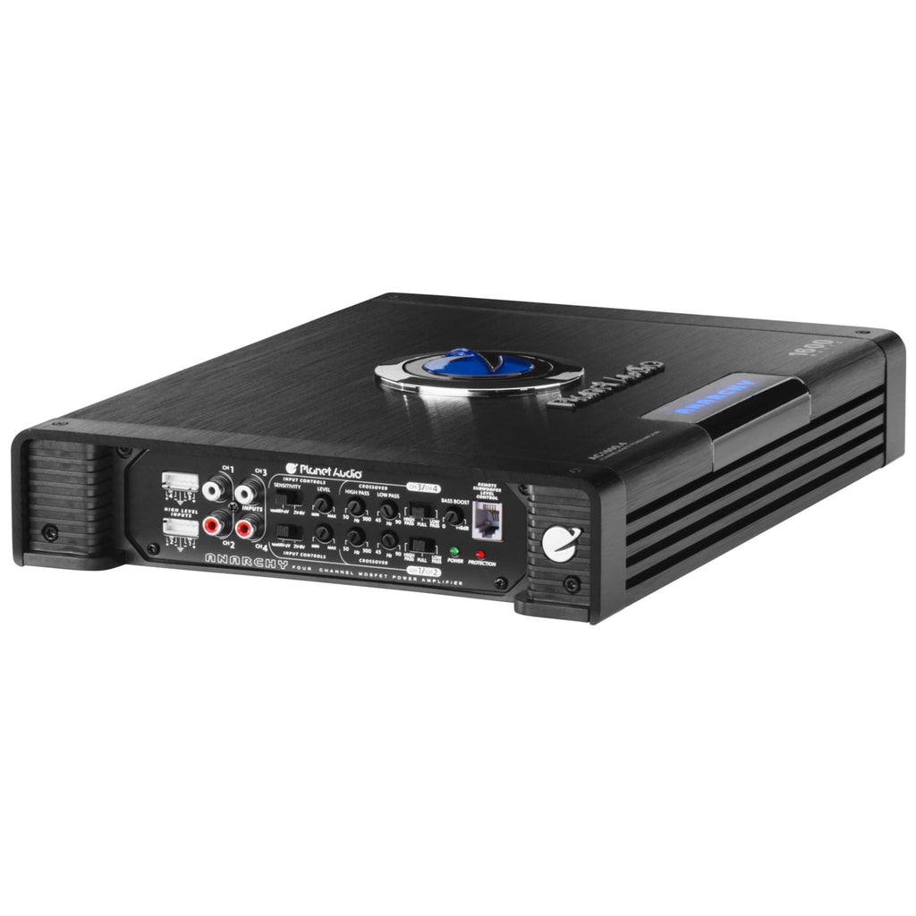 Planet Audio AC1600.4 1600W 4 Channel Car Amplifier Power Amp+Remote AC16004