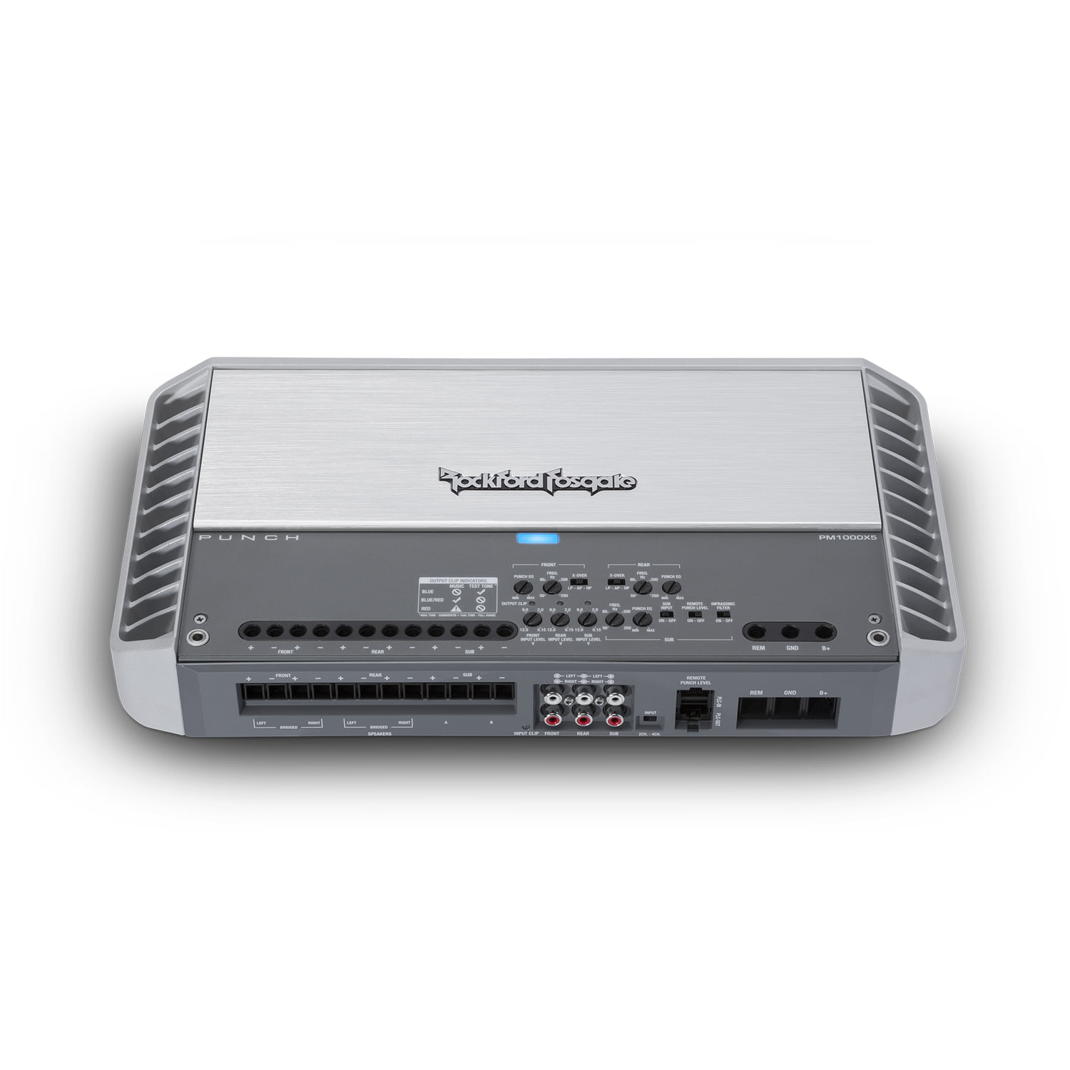 Rockford Fosgate PM1000X5 Punch Marine&nbsp;1,000 Watt Class-bd 5-Channel Amplifier
