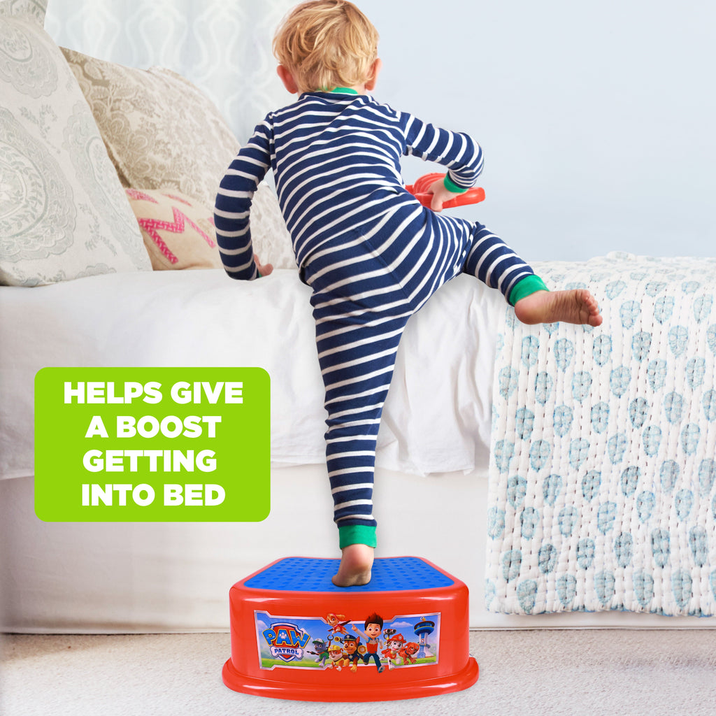 Nickelodeon PAW Patrol Non - Slip Step Stool, Single Step Plastic Stool