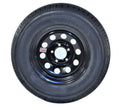 Trailer Tire On Rim ST185/80D13 Load Range C 5-4.5 Black Modular Wheel 3.19 CB