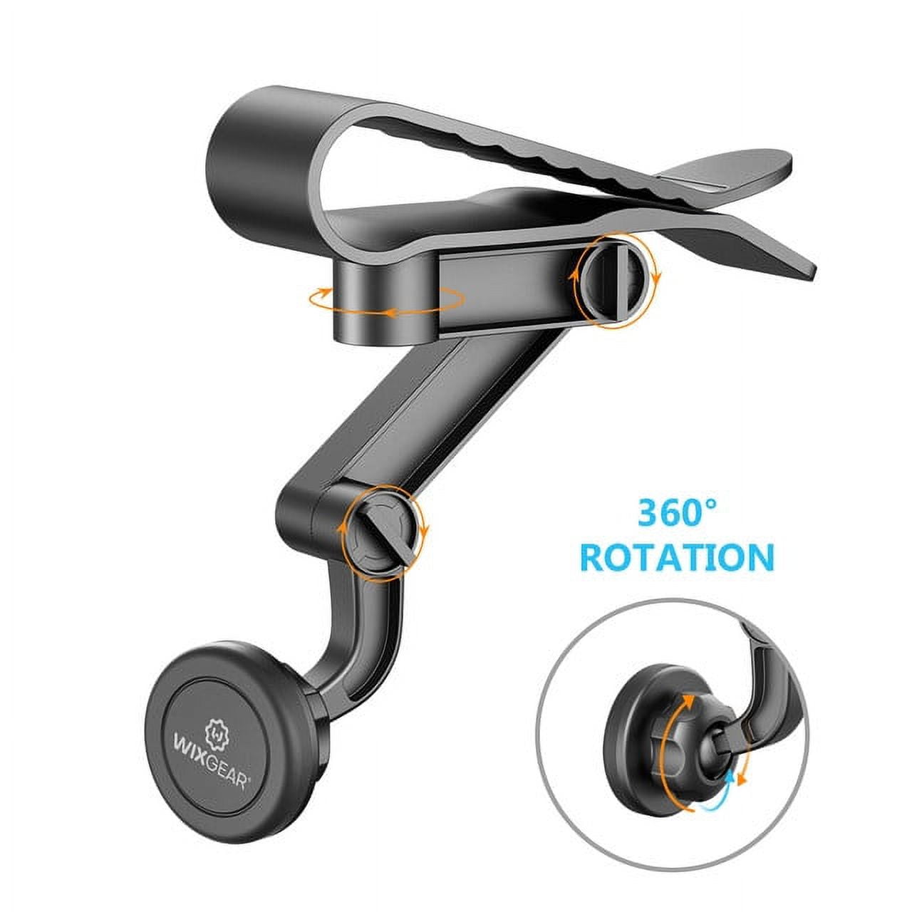 WixGear Universal Visor Magnetic Car Mount Holder, for Cell Phones with Fast Swift-Snap TM Technology, Magnetic Cell Phone Mount (Visor Mount)