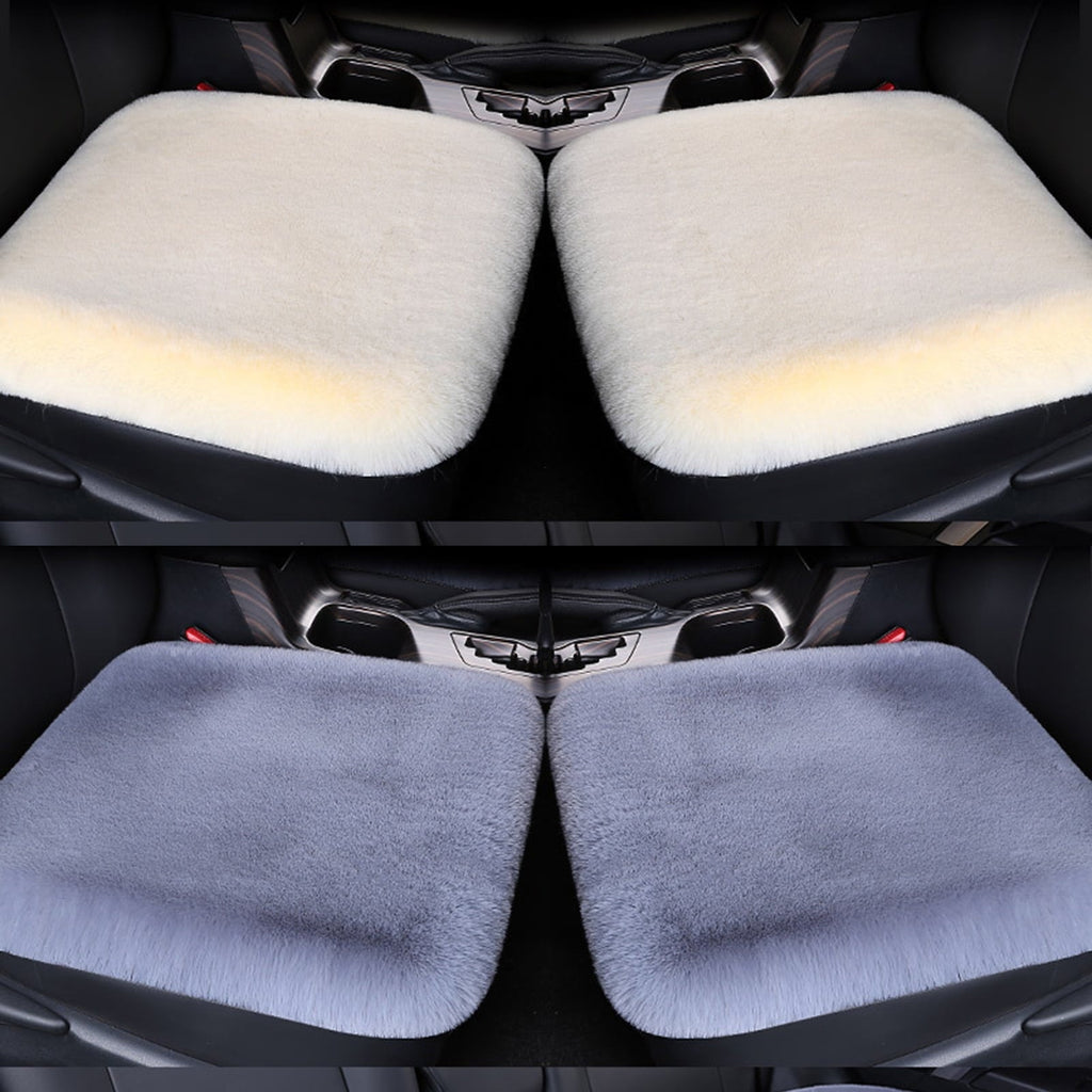 Twowood Winter Universal Warm Plush Soft Car Seat Cushion Non-slip Pad Cover Protector