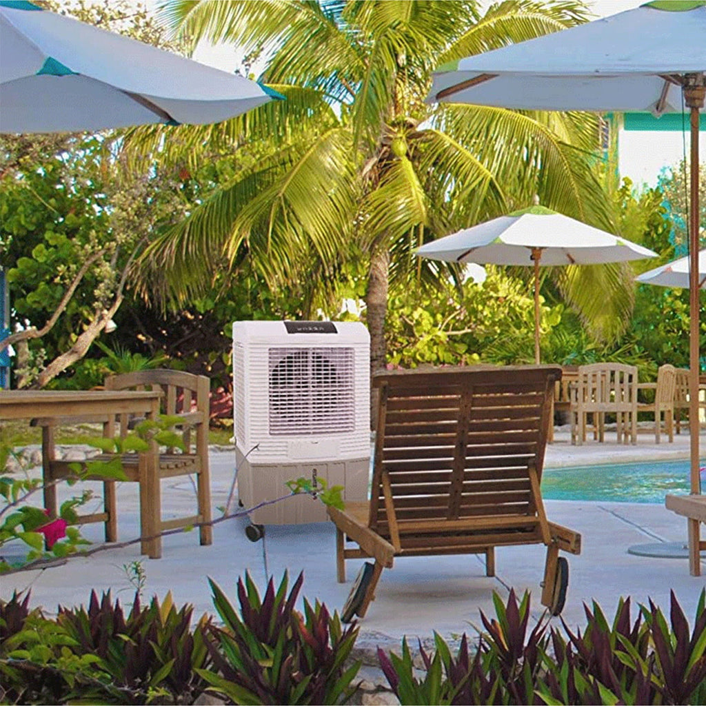 Hessaire Outdoor Portable 700 Sq Ft Evaporative Cooler Humidifier