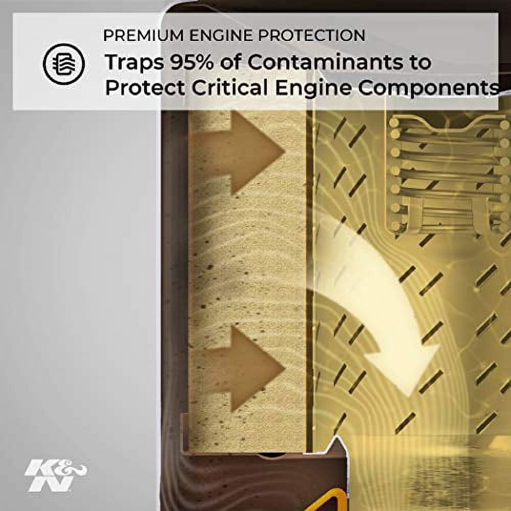 K&N Premium Oil Filter: Designed to Protect your Engine: Fits Select INFINITI/MAZDA/NISSAN/SUBARU Vehicle Models (See Product Description for Full List of Compatible Vehicles), HP-1008