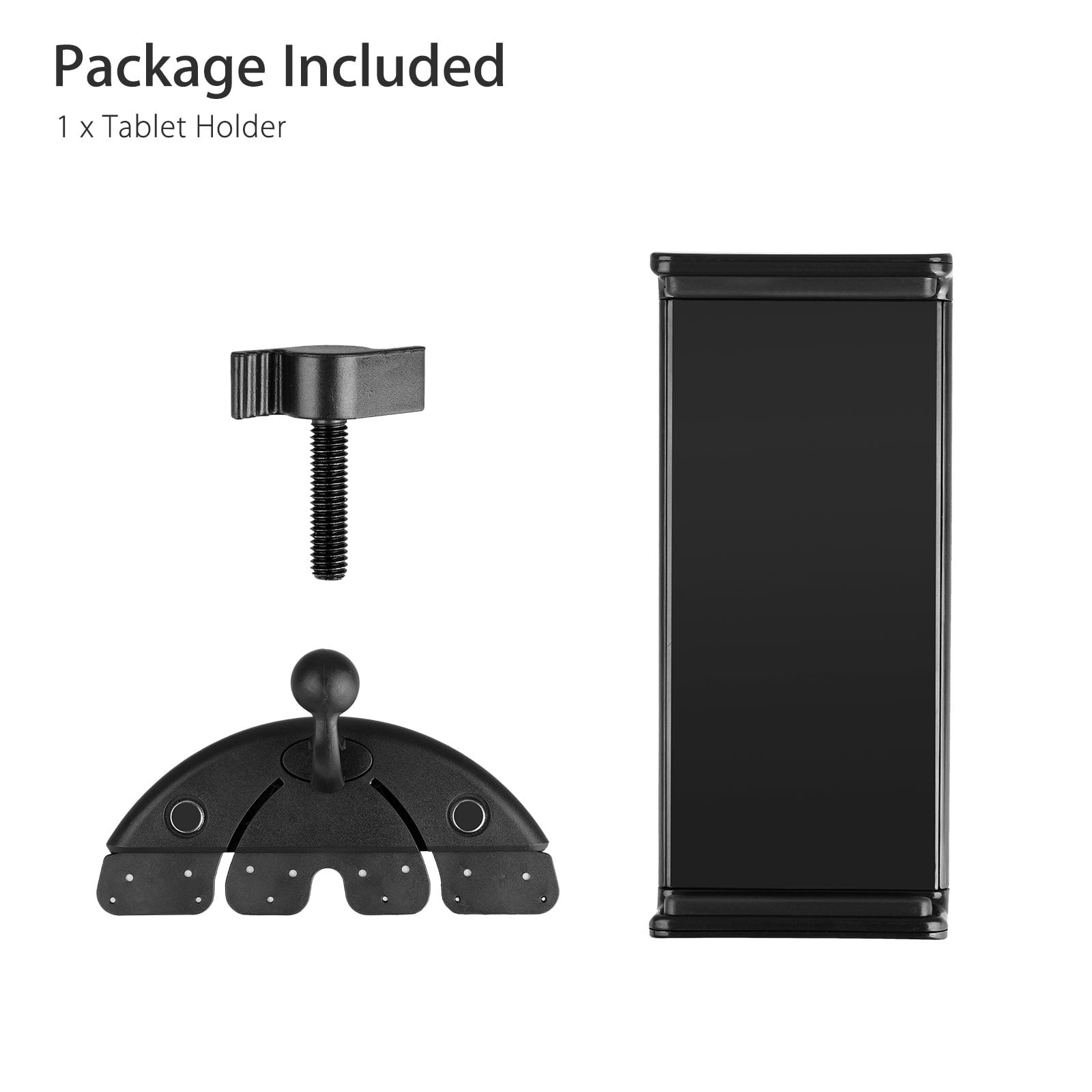Tablet Car Mount, TSV Universal Car CD Slot Mount, 360degree Rotation Adjustable CD Player Holder Fit for 8-10" iPad Air, Pro, Samsung Tab, LG, HTC Tablets