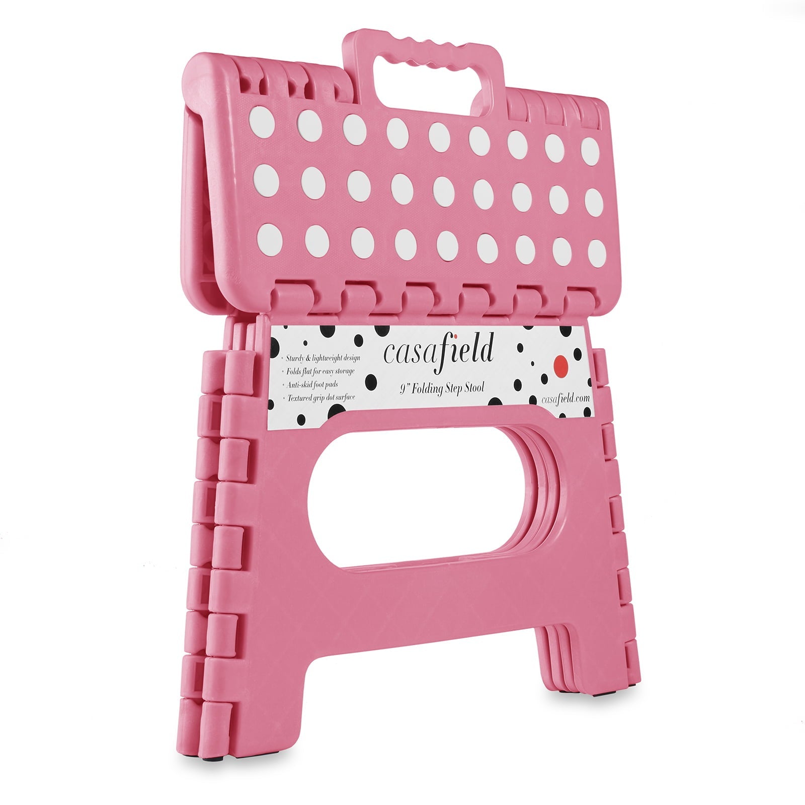 Casafield 9" Folding Step Stool with Handle