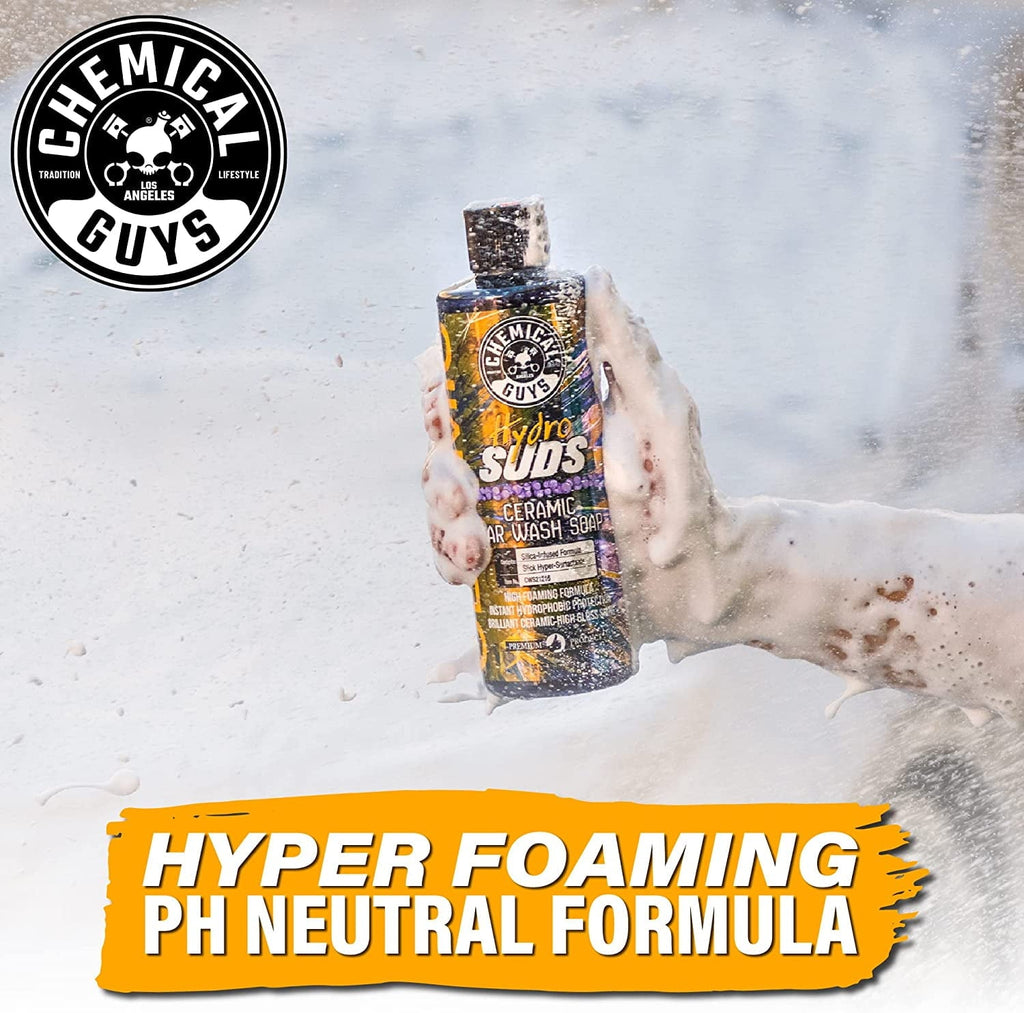 Chemical Guys Hydrosuds High-Gloss Hyper Foaming SiO2 Ceramic Car Wash Soap