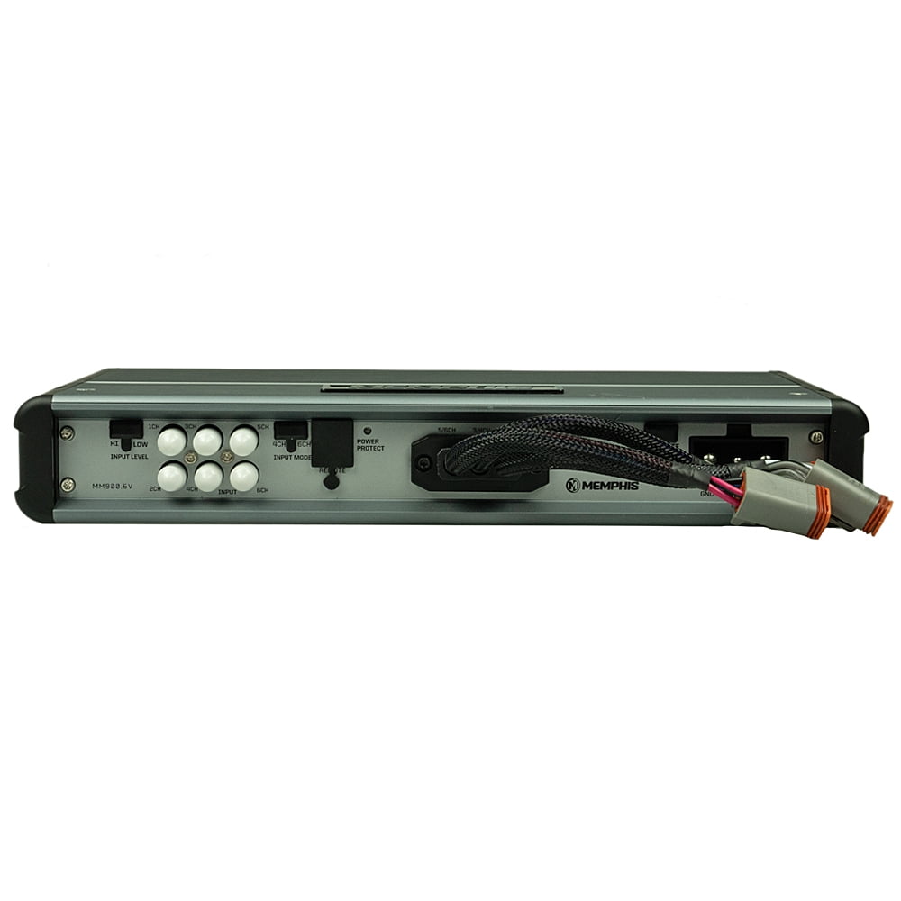 Memphis Audio 900W 6 Channel Marine Amplifier With Auto Turn On Feature MM900.6V